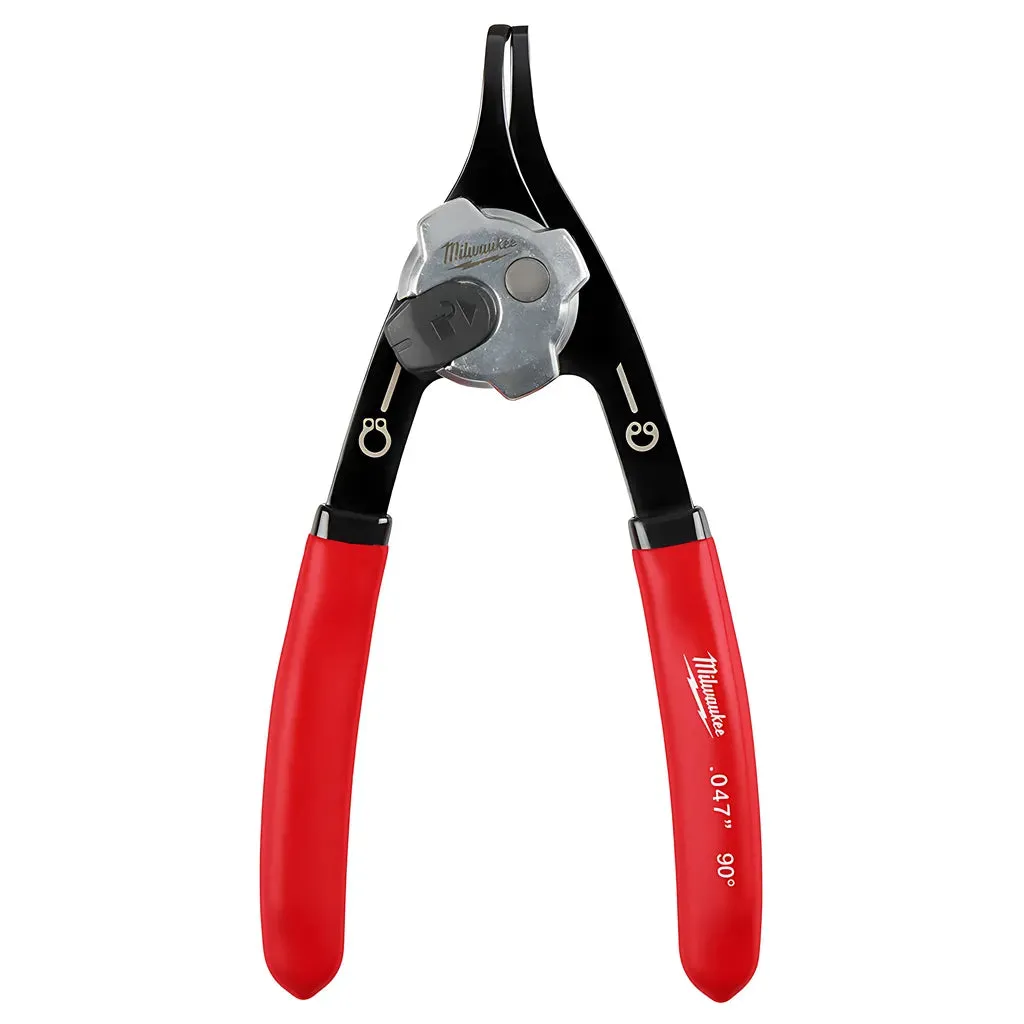 .047" Convertible Snap Ring Pliers - 90°