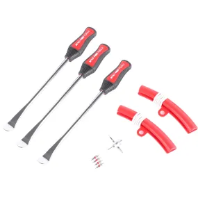 12-Inch Tire Spoons Tool Set - Durable Steel Motorcycle Tool Kit For Easy