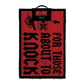 AC/DC For Those About To Knock Door Mat