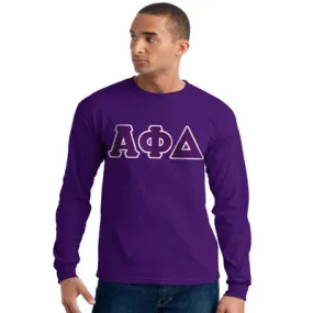 Alpha Phi Delta Long-Sleeve Shirt - G240 - TWILL