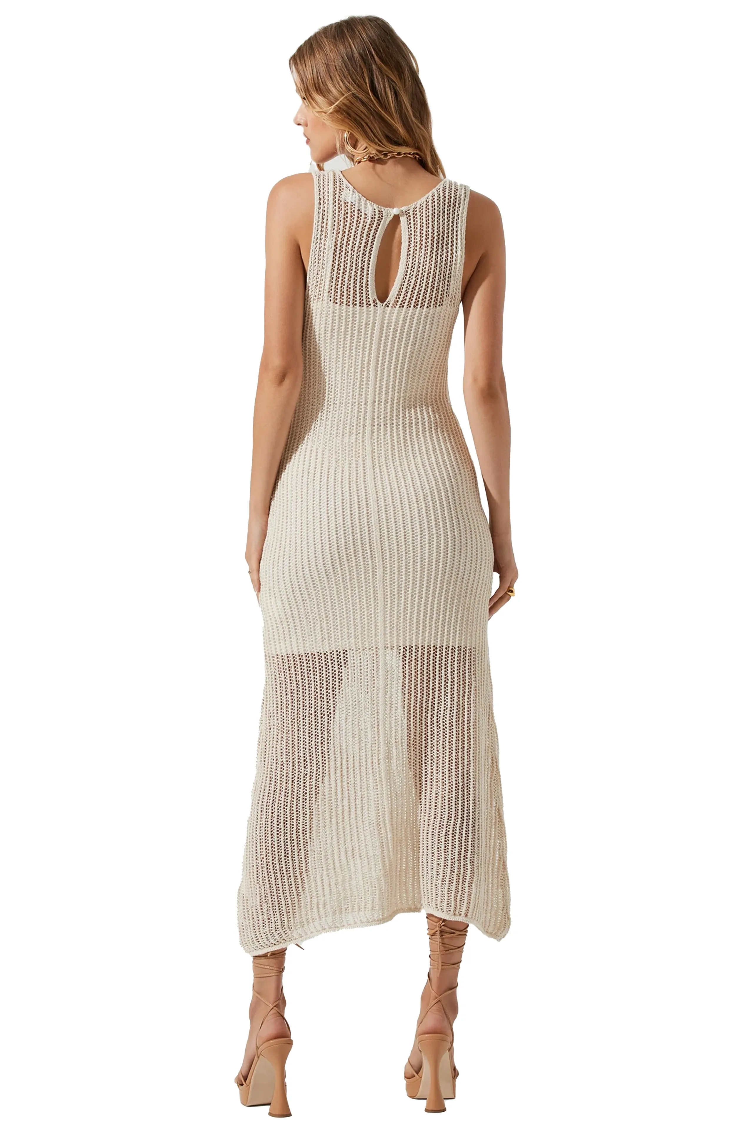 ASTR the Label: Palmer Crochet Column Midi Dress