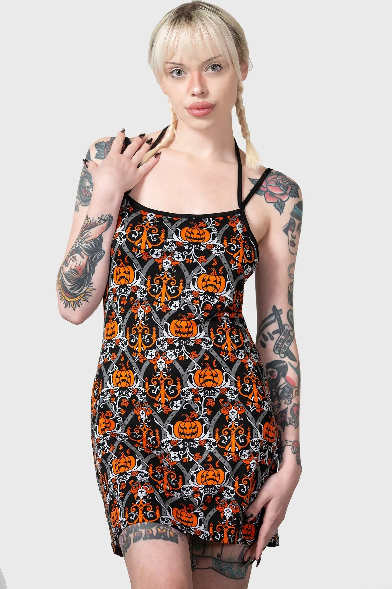 Autumn Slumber Slip Dress - Resurrect