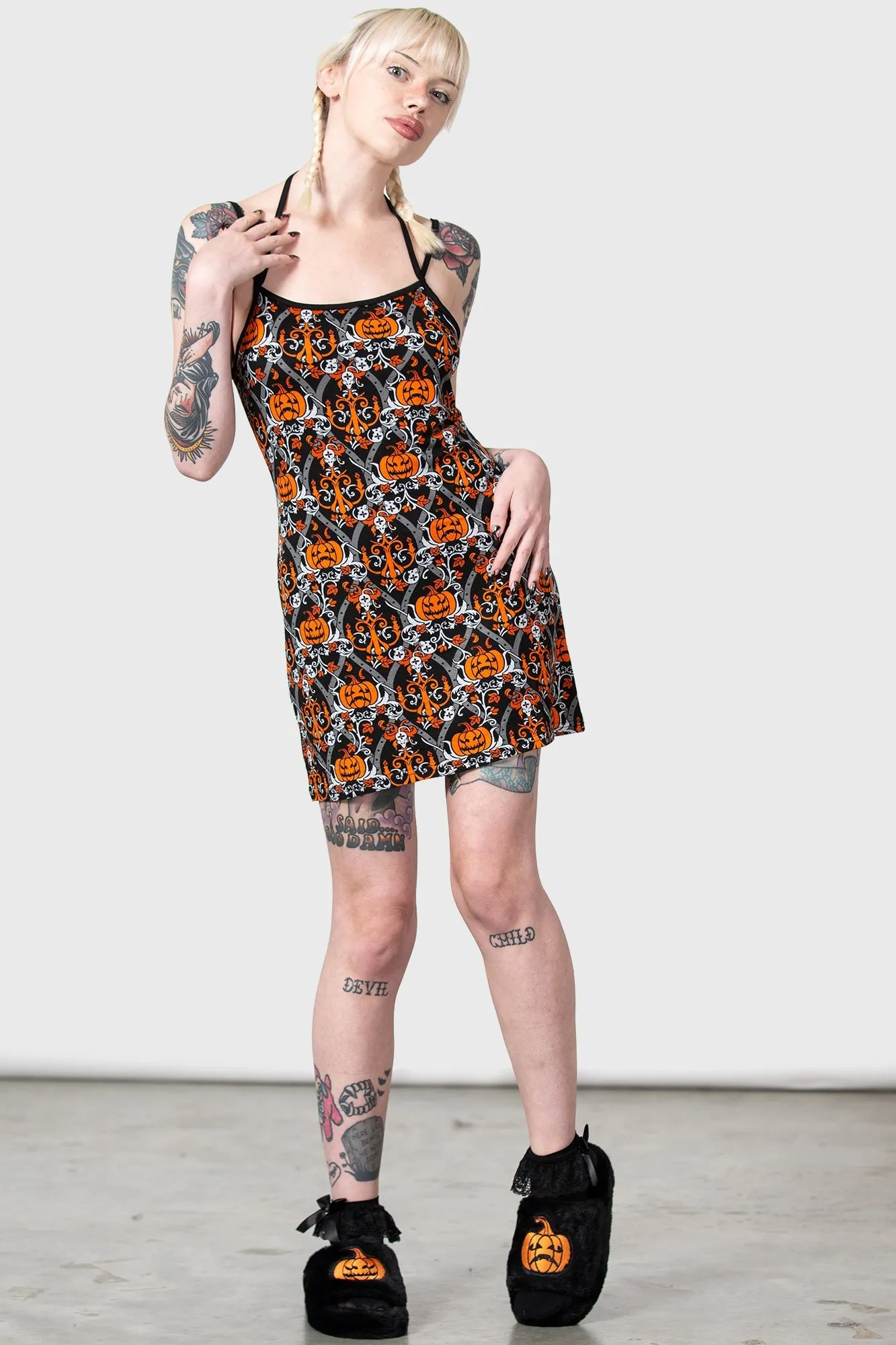 Autumn Slumber Slip Dress - Resurrect