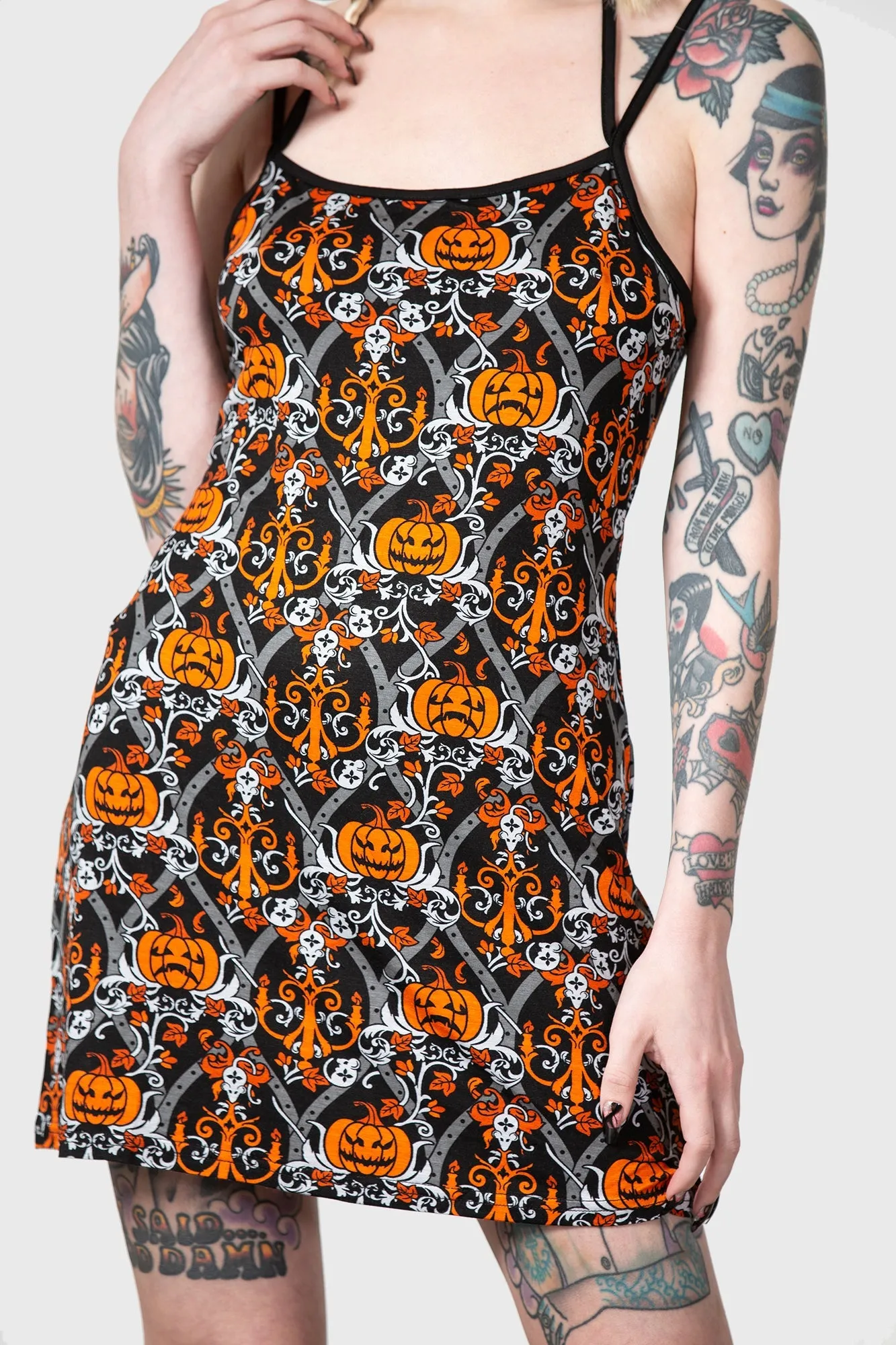 Autumn Slumber Slip Dress - Resurrect