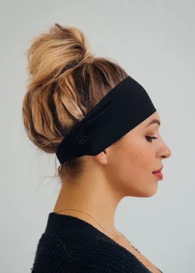 Basic Black Yoga Headband