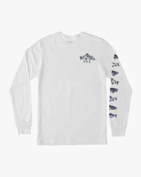 Ben Horton Downstream Long Sleeve Tee - White