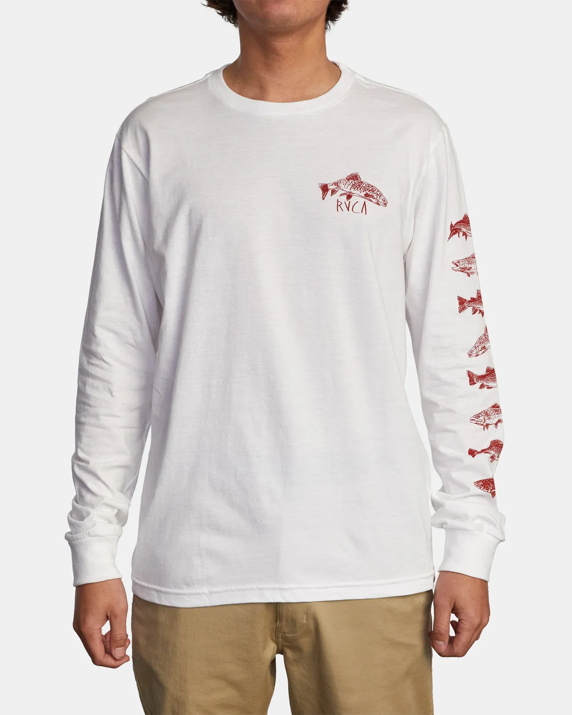 Ben Horton Downstream Long Sleeve Tee - White