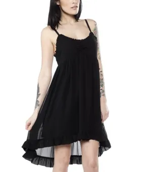 Black Hi Lo Dolly Dress