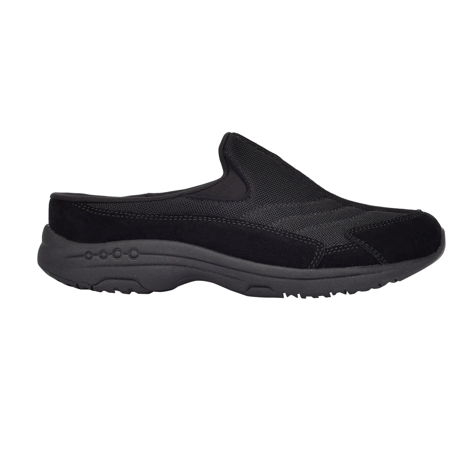 Black Traveltime Sporty Slip On Mule