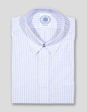 BLUE GRAPH CHECK DRESS SHIRT