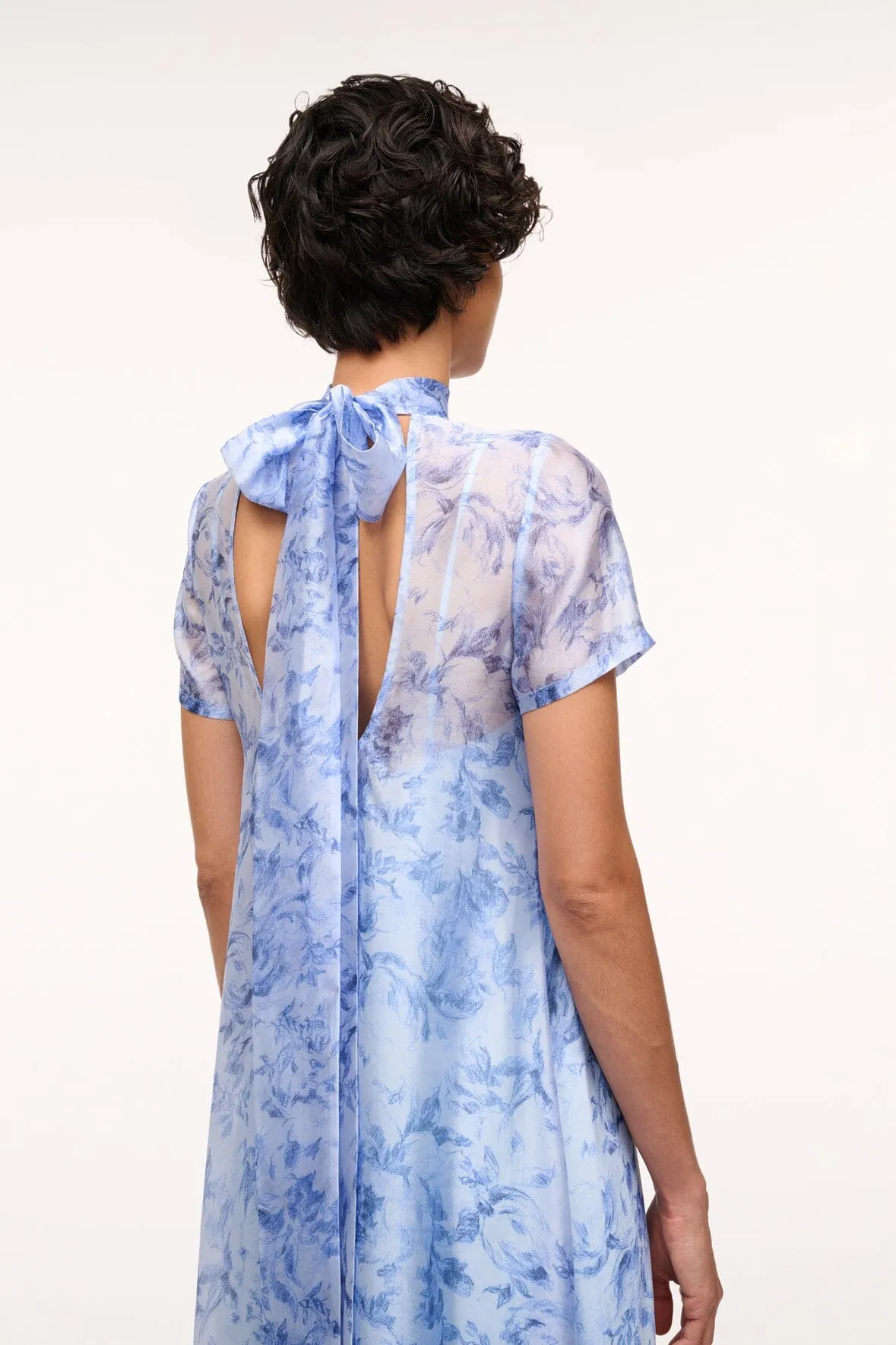 CALLUNA DRESS | PERIWINKLE SKETCHBOOK FLORAL