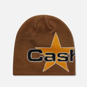 Cash Only - Outfield Skull Beanie - Brown