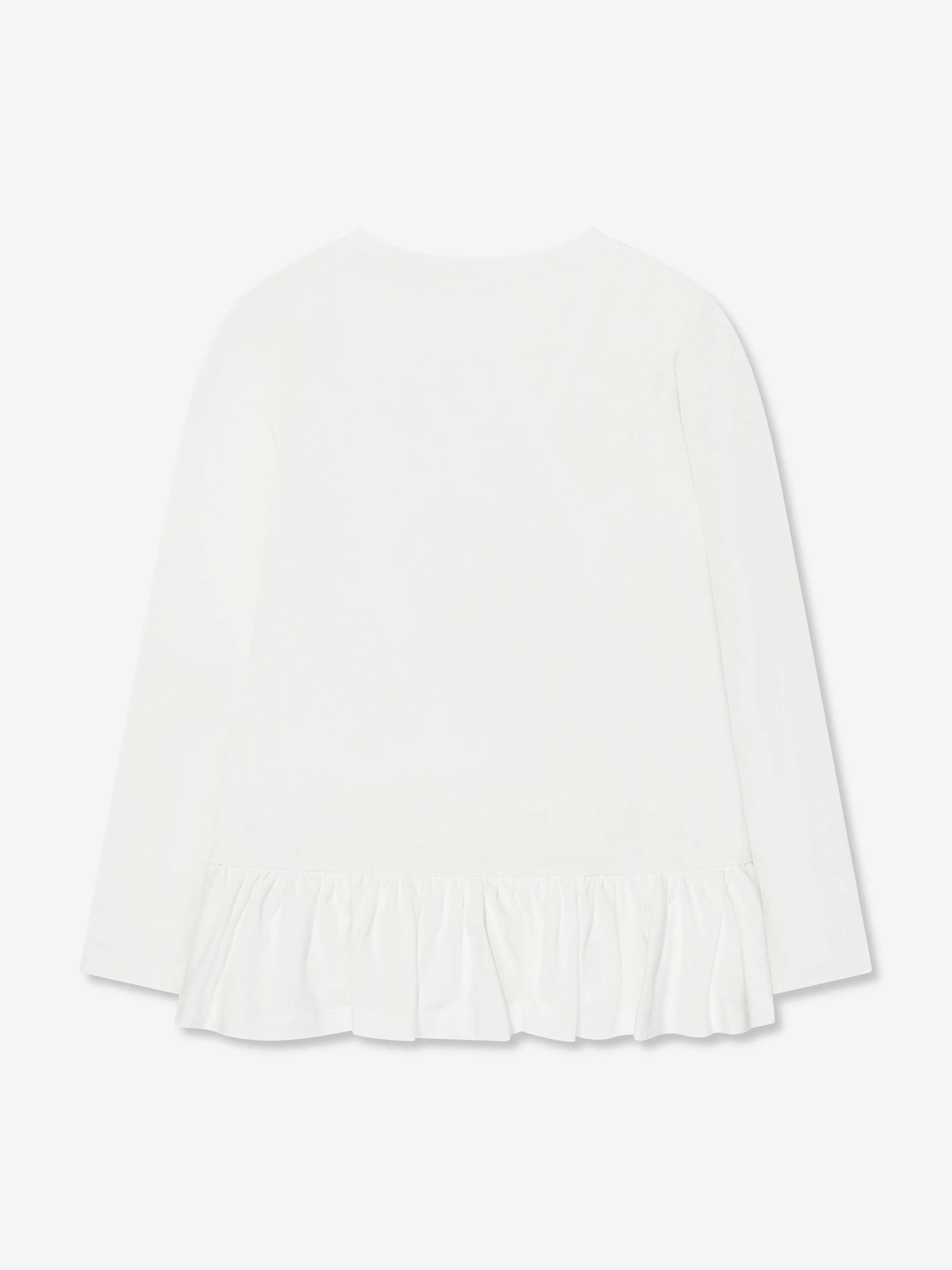 Chiara Ferragni Girls Long Sleeve T-Shirt in White