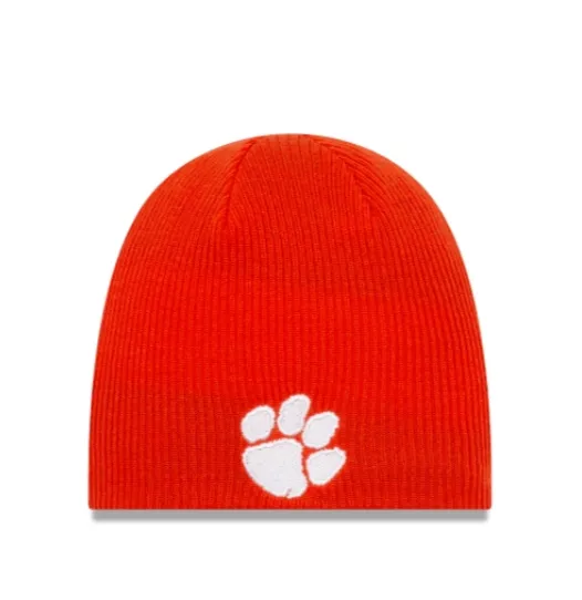 Clemson Tigers - One Size Knit Reverse Beanie, New Era