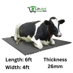 Cow Mat 26 mm, Length: 6ft Width: 4ft