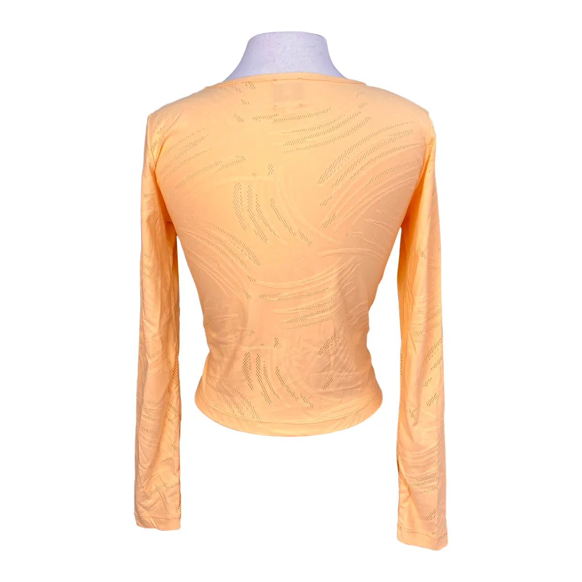 Dada Sport 'Ephebe' Long Sleeve Technical Shirt in Orange Sabayon

 - Women's Medium