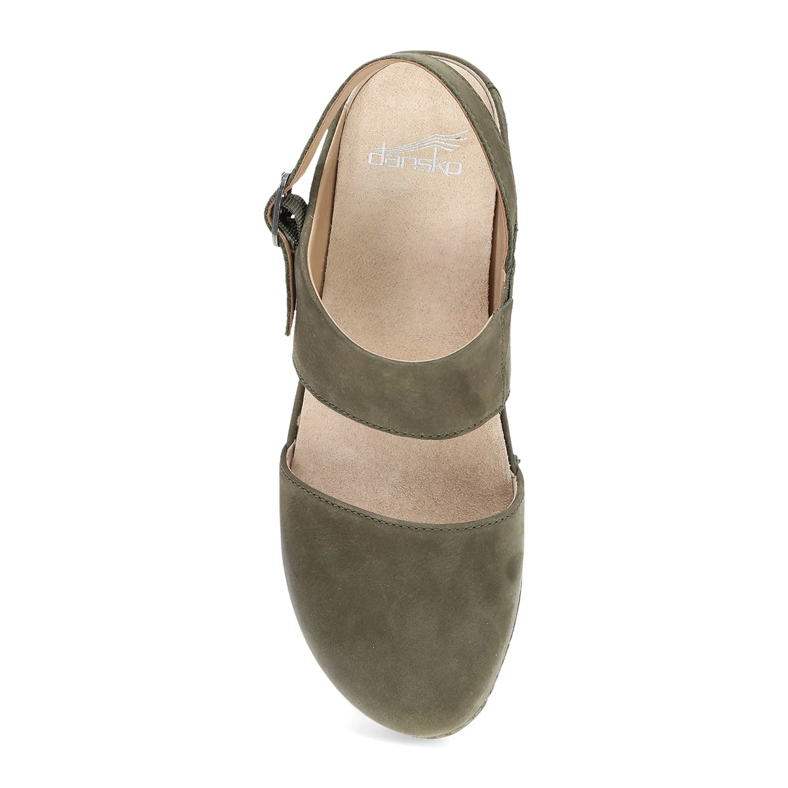 Dansko Lucia Heeled Sandal (Women) - Ivy Milled Nubuck