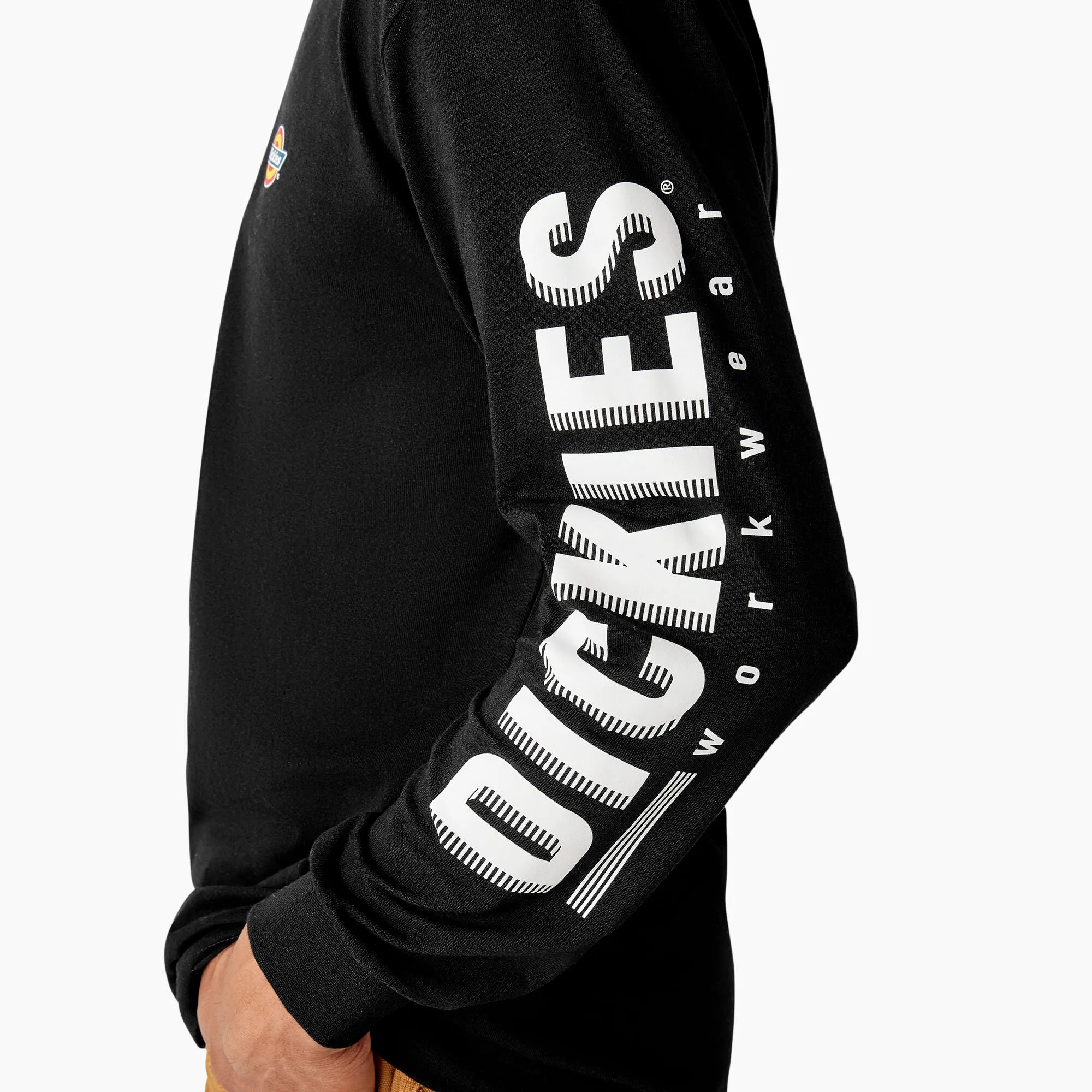 Dickies Men's Graphic Crewneck Long Sleeve T-Shirt