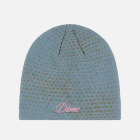 Dime MTL - Pixel Skully Beanie - Stone Blue