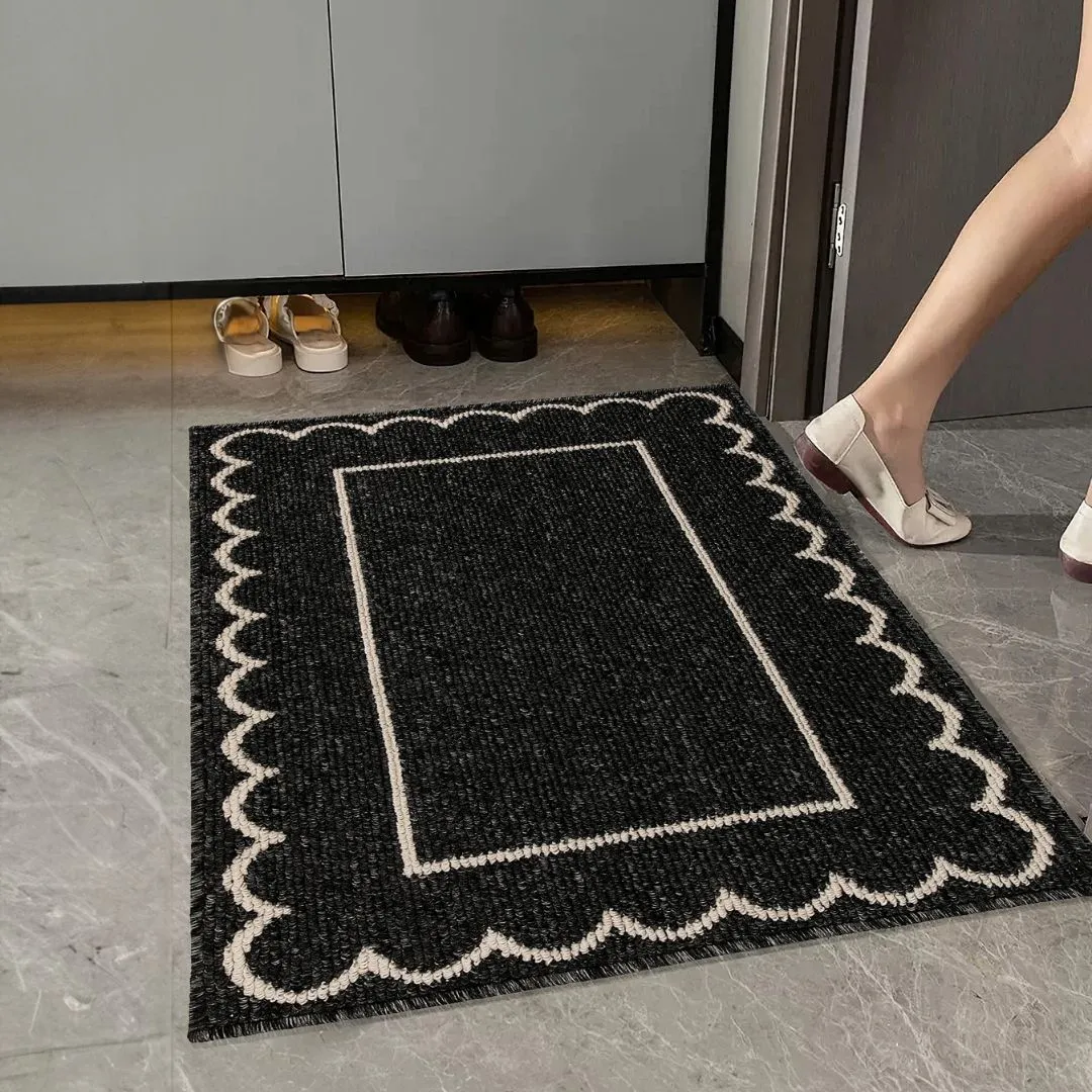 Door Mat Non Slip Black Frame