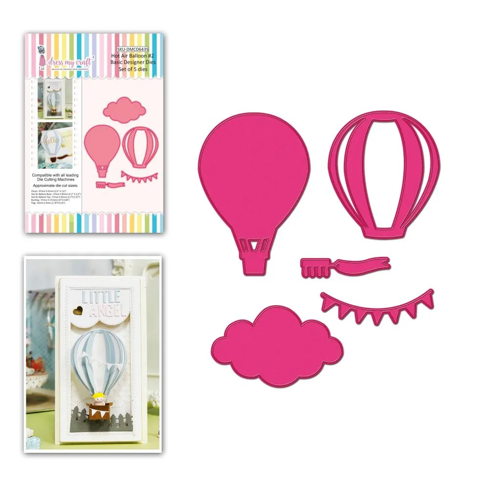 Dress My Craft Basic Designer Dies Hot Air Balloon #2*