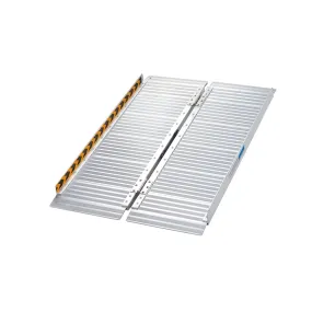 Durable Foldable Aluminium Wheelchair Ramp, 3ft, 272kg Capacity