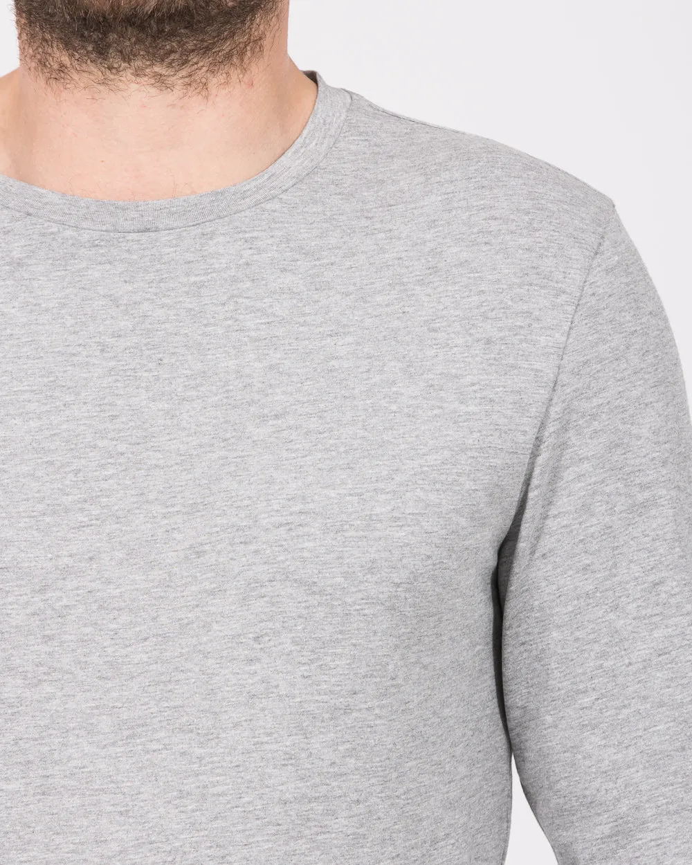 Essentalls Long Sleeve Tall T-Shirt (light grey)