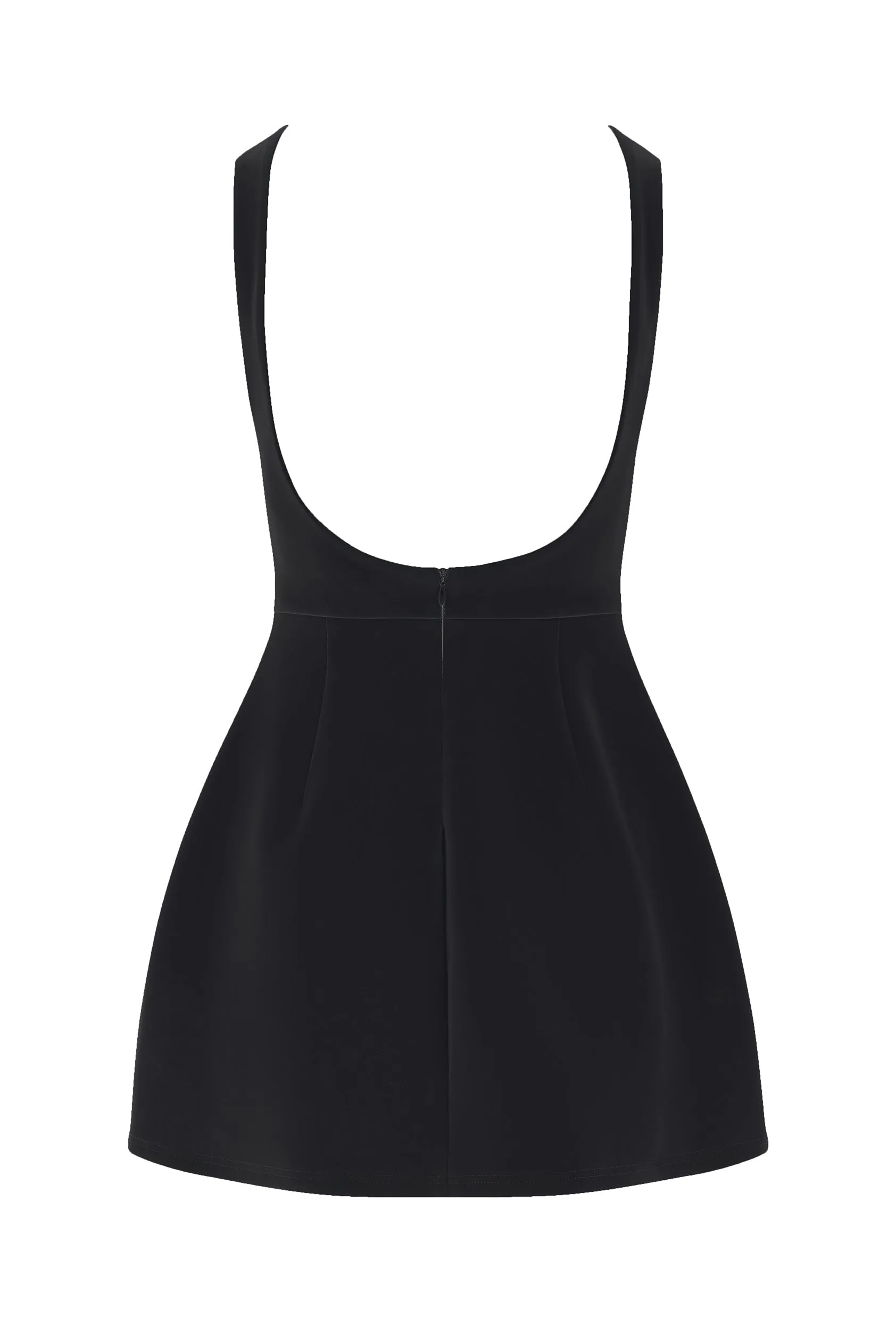 Estelle Sleeveless Bustier Mini Dress - Black