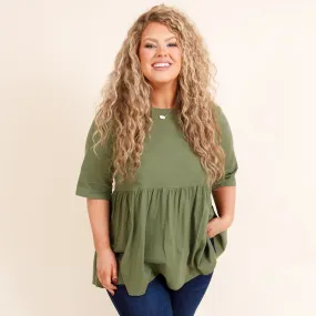 Fearless Soul Top, Ash Olive