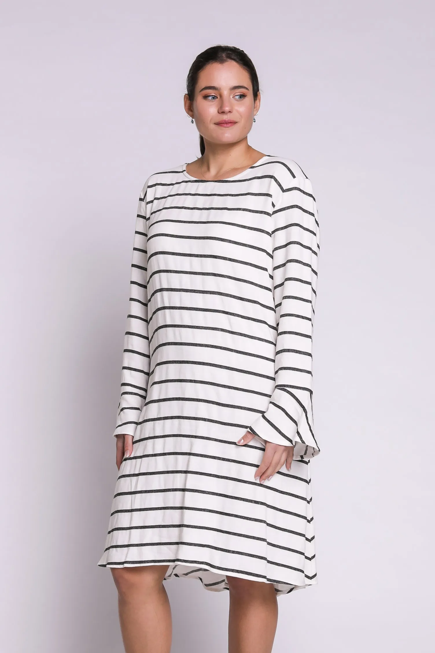 GA193 Flared Sleeve Dress