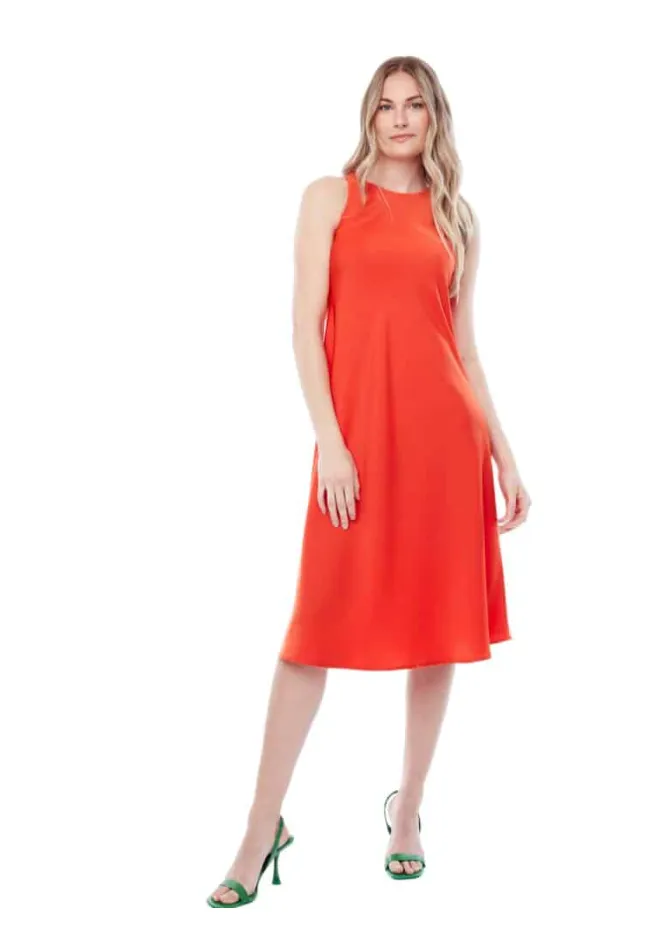 ILTM Daphne Slip Dress-Orange