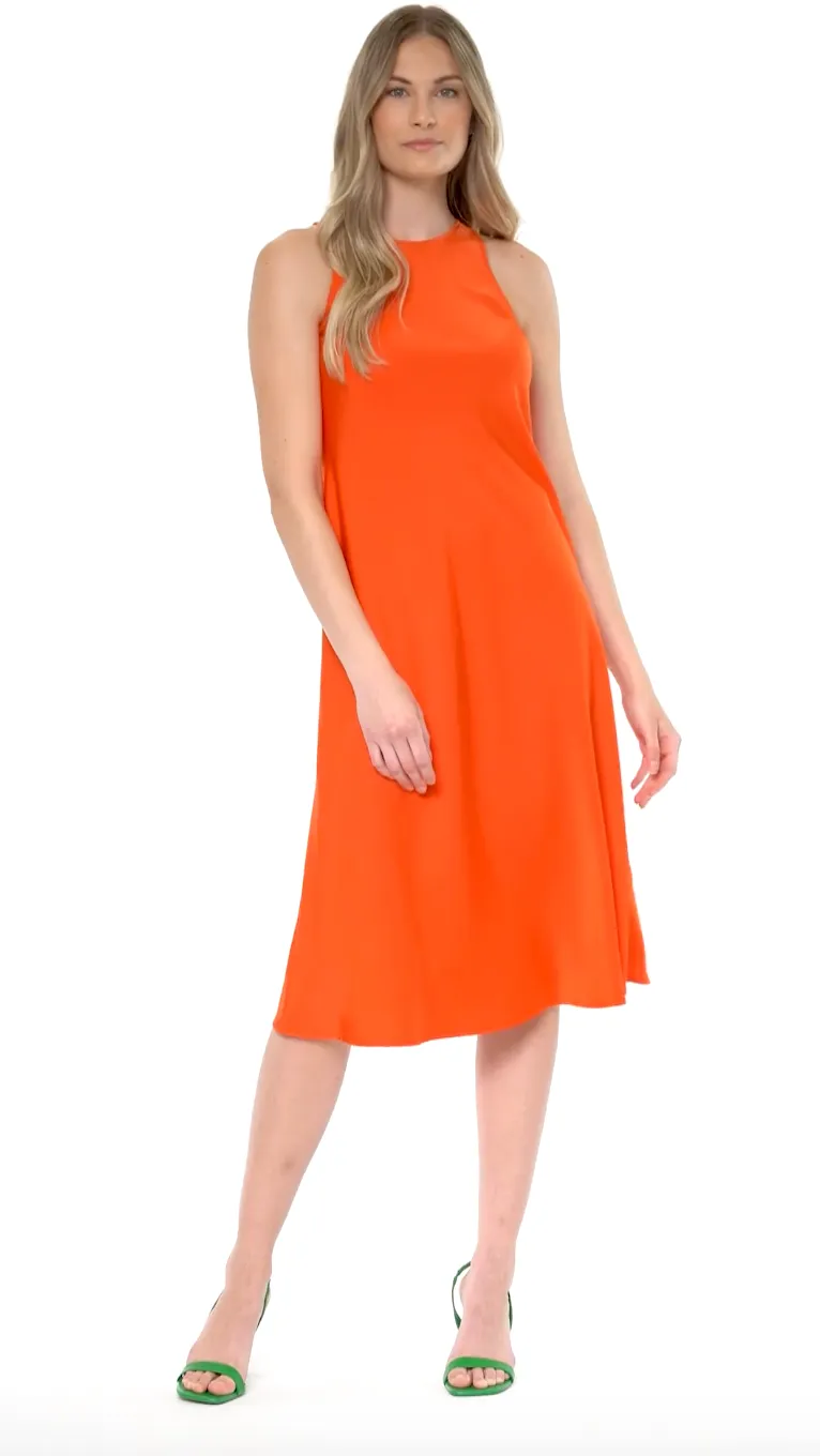 ILTM Daphne Slip Dress-Orange