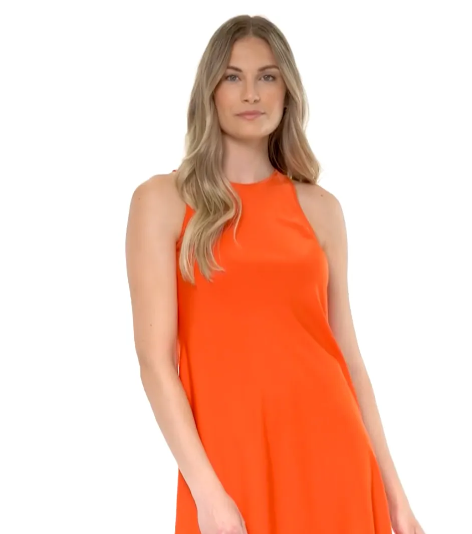 ILTM Daphne Slip Dress-Orange