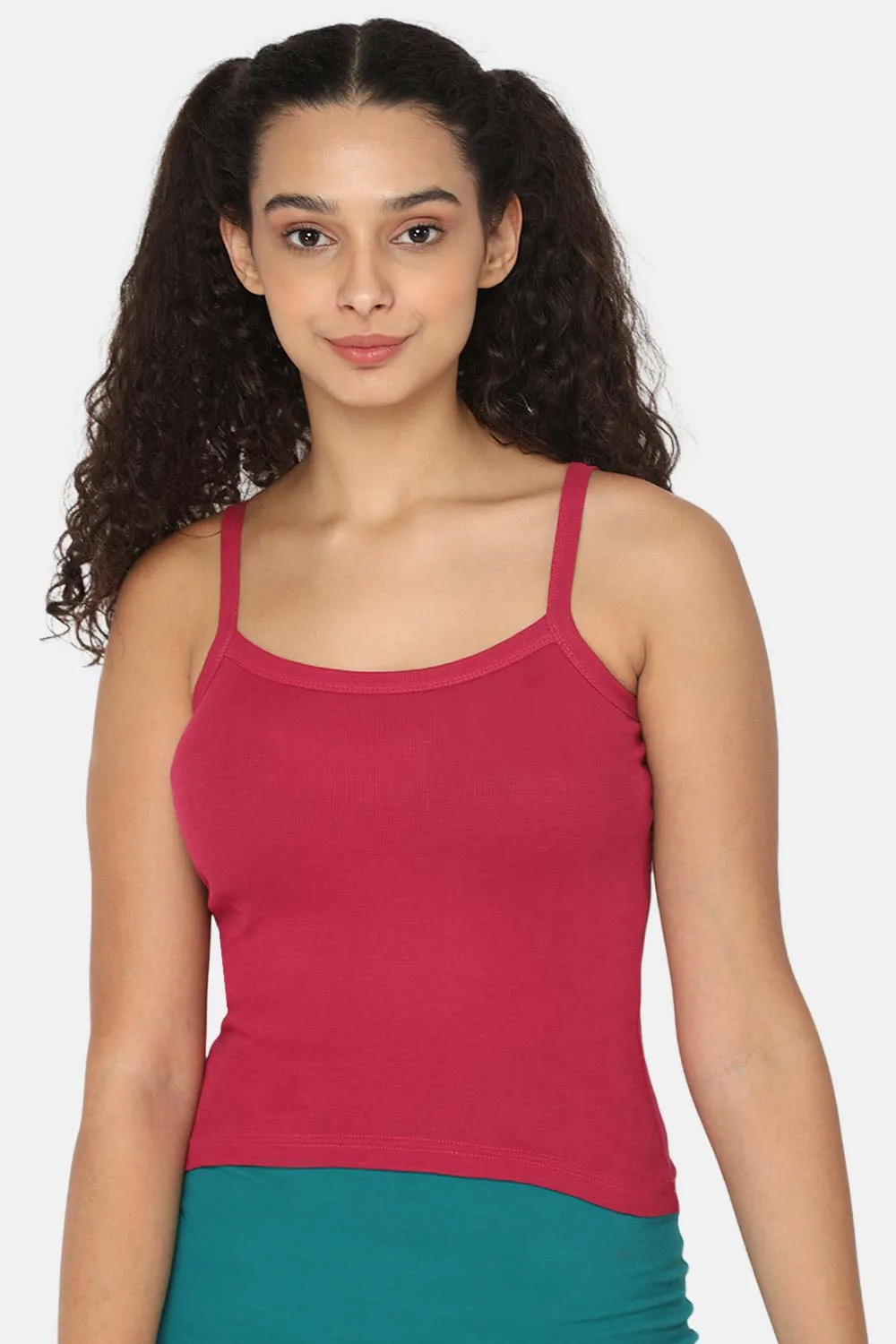 Intimacy Full Coverage 100% Cotton Slip Camisole – IN01 | Non-Padded & Seamless Comfort for Everyday Wear