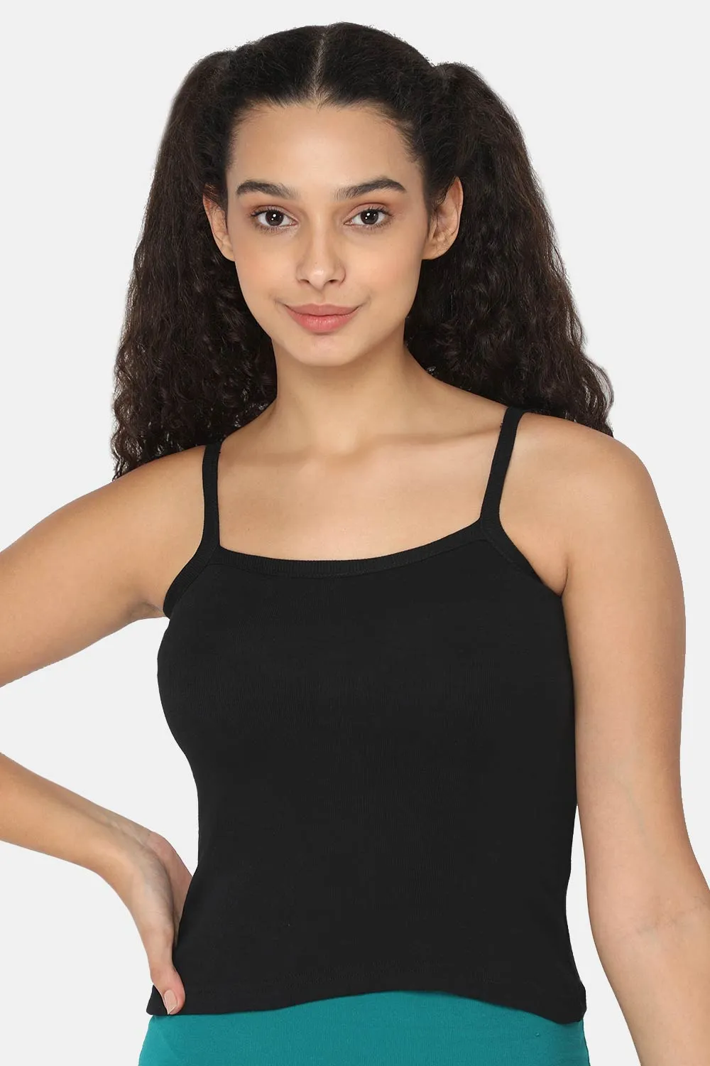 Intimacy Full Coverage 100% Cotton Slip Camisole – IN01 | Non-Padded & Seamless Comfort for Everyday Wear