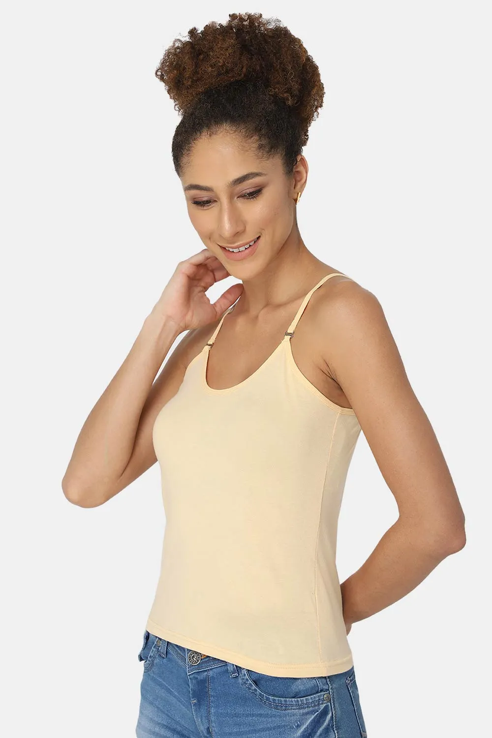 Intimacy Full Coverage Cotton Slip Camisole – IN15 | Non-Wired, Non-Padded & Ultra-Comfortable