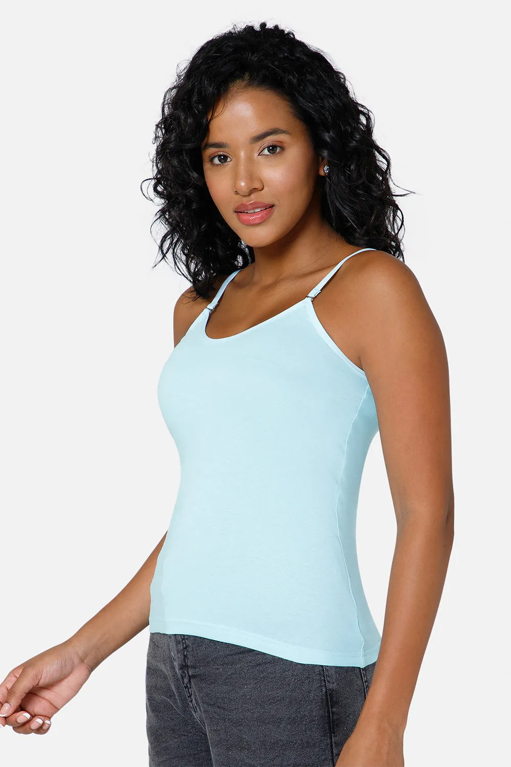 Intimacy Full Coverage Cotton Slip Camisole – IN15 | Non-Wired, Non-Padded & Ultra-Comfortable