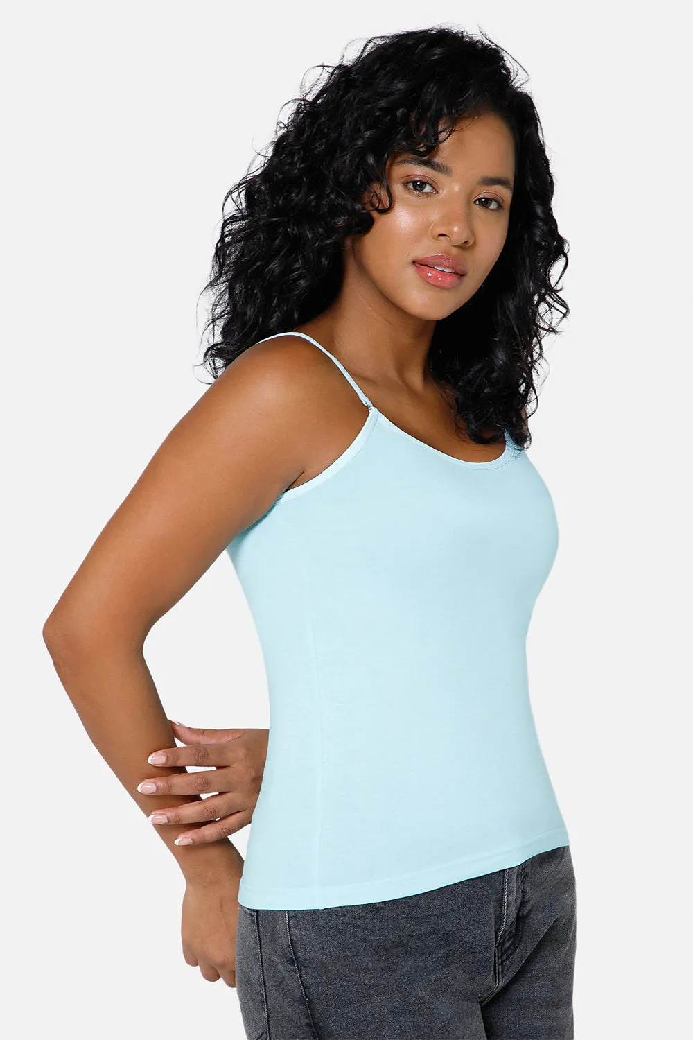 Intimacy Full Coverage Cotton Slip Camisole – IN15 | Non-Wired, Non-Padded & Ultra-Comfortable