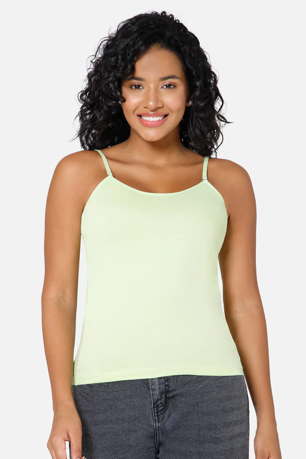 Intimacy Full Coverage Cotton Slip Camisole – IN15 | Non-Wired, Non-Padded & Ultra-Comfortable