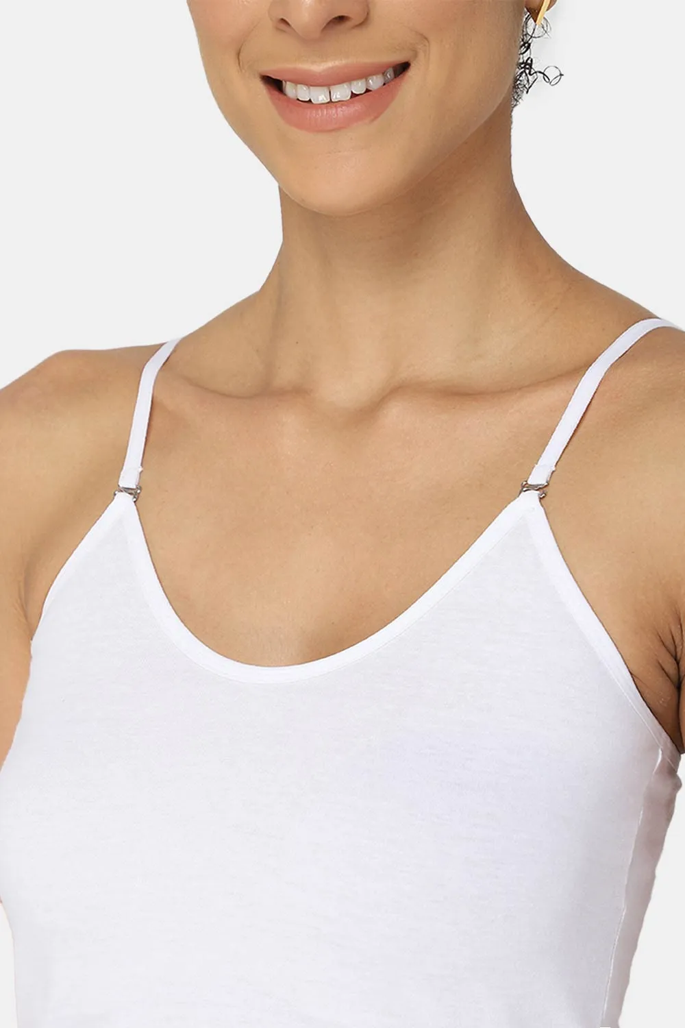 Intimacy Full Coverage Cotton Slip Camisole – IN15 | Non-Wired, Non-Padded & Ultra-Comfortable