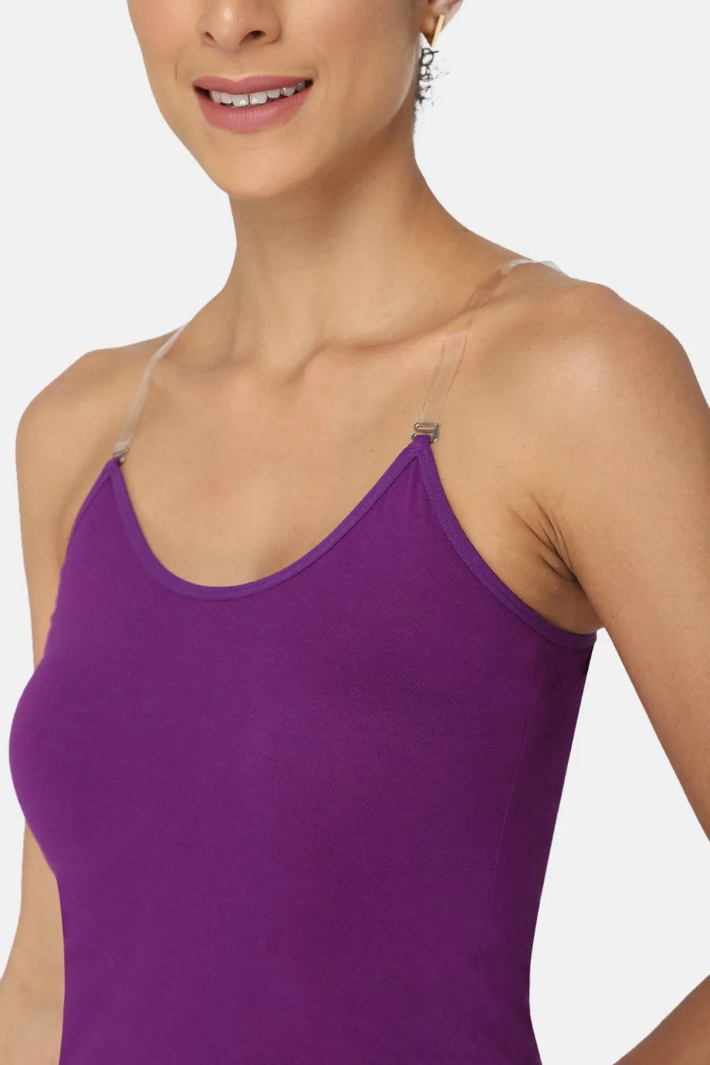 Intimacy Full Coverage Cotton Slip Camisole – IN15 | Non-Wired, Non-Padded & Ultra-Comfortable