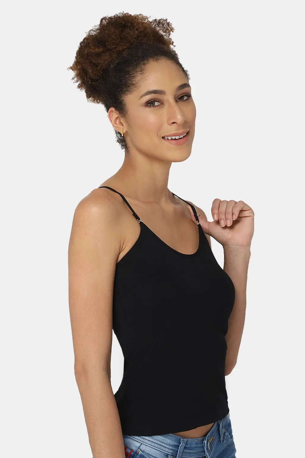 Intimacy Full Coverage Cotton Slip Camisole – IN15 | Non-Wired, Non-Padded & Ultra-Comfortable