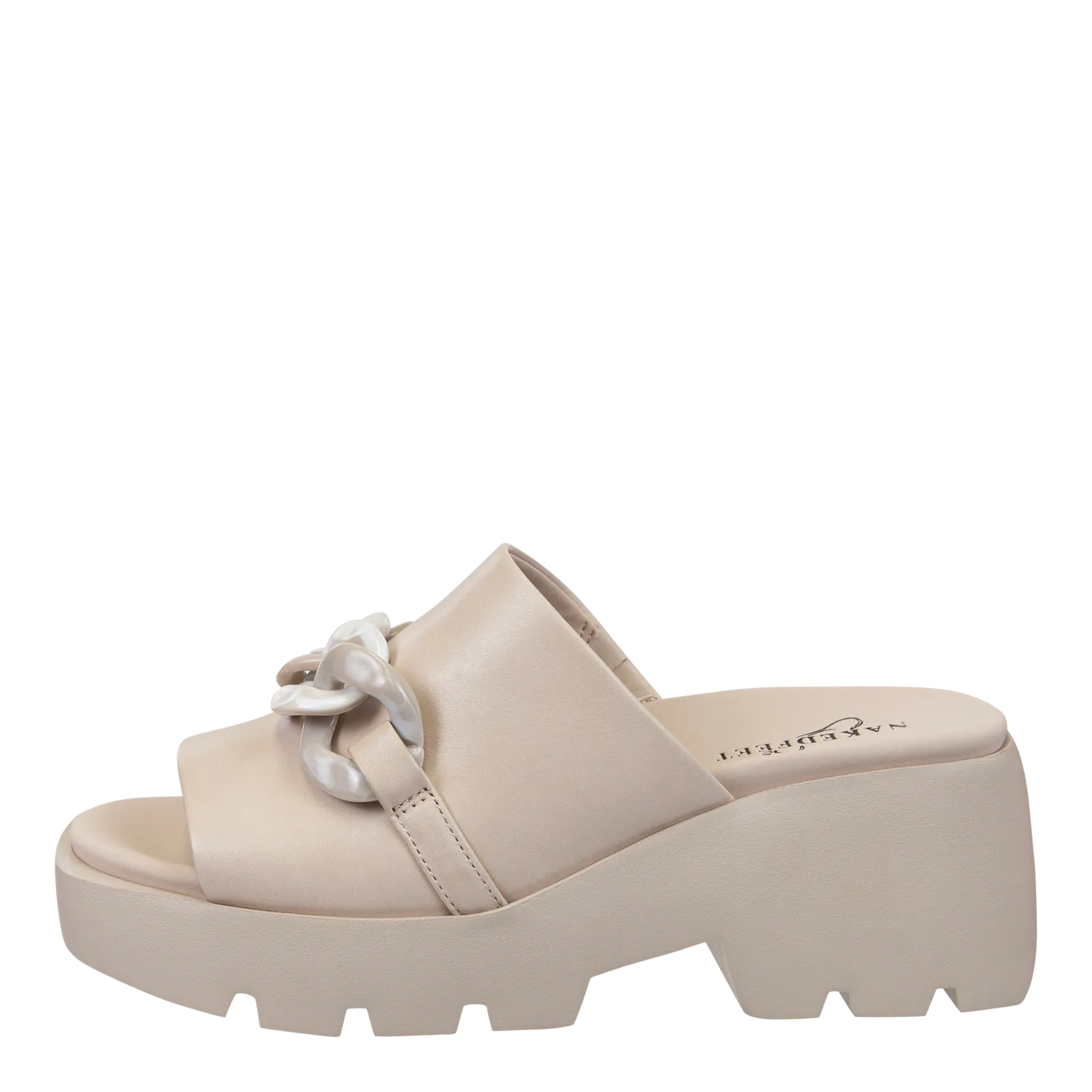 ISO in BEIGE Platform Sandals