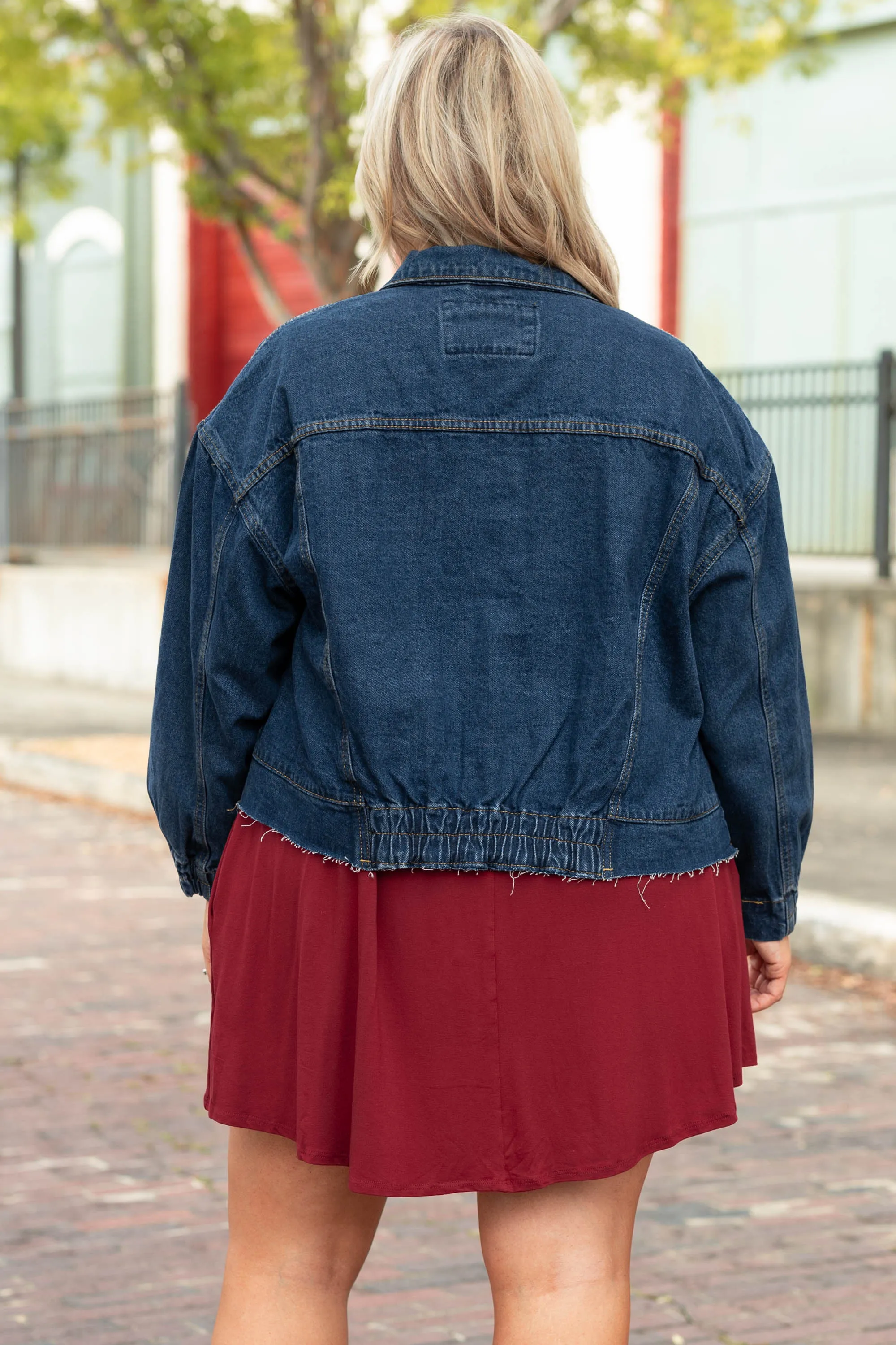 It All Starts Here Jacket, Dark Wash