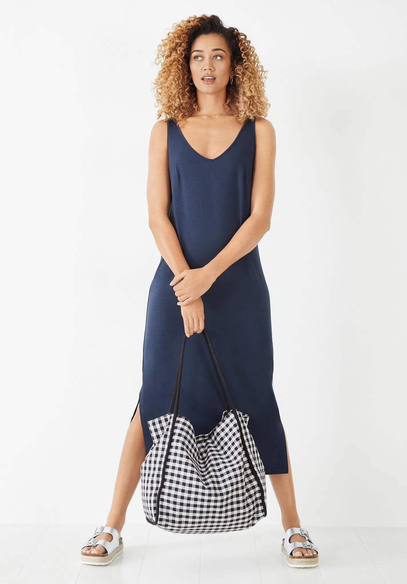 Janelle Jersey Midi Dress