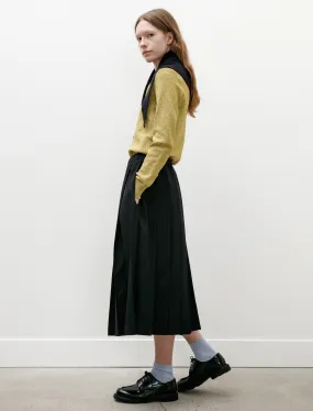 Knife Pleat Skirt Navy