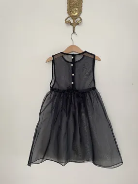 Leo Organza Dress_Black (2-4y)