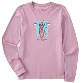 Life is Good Women's Long Sleeve Crusher Crew Neck Tee - Fall 2023 Collection