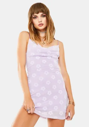 Lilac Daisy Becky Mini Dress