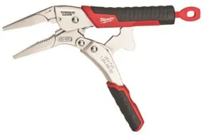 Milwaukee Torque Lock Locking Pliers' Durable Grip' Long Nose' 9 In.